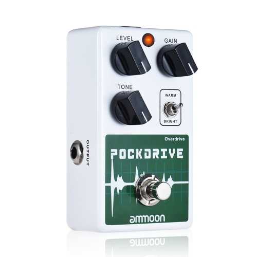 Ammoon POCKDRIVE Classic Overdrive Guitar Effects Pedal