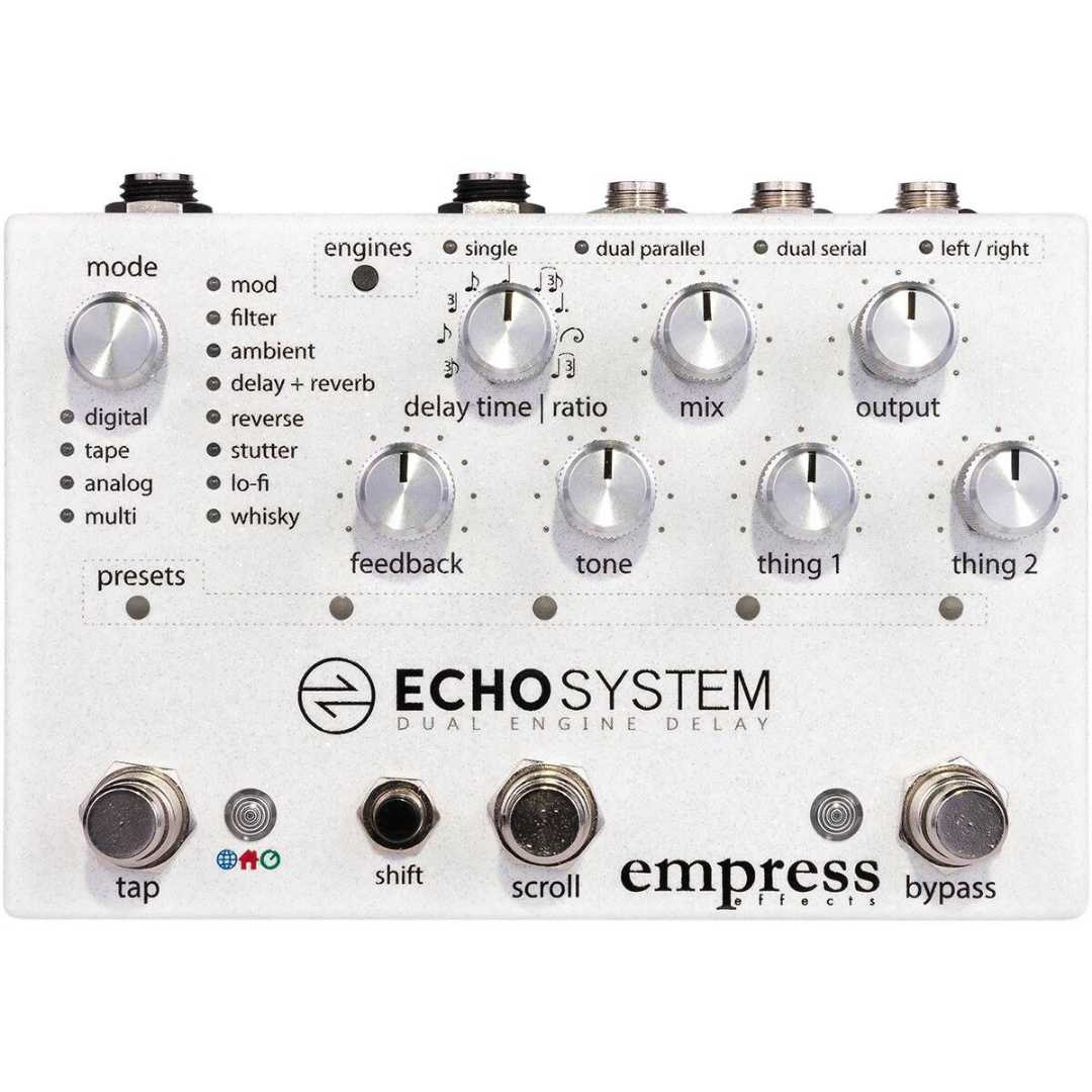 Empress Effects Echosystem Dual Engine Digital Delay Guitar Effects Pedal
