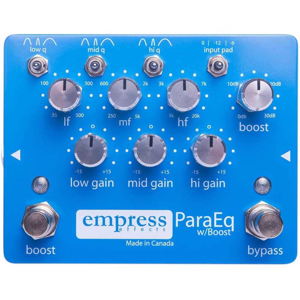 Empress ParaEq with Boost Guitar Effects Pedal