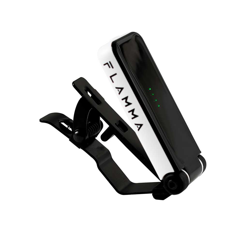 Flamma Innovation FT01 Clip Tuner for String Instruments, Guitar, Bass, Ukulele