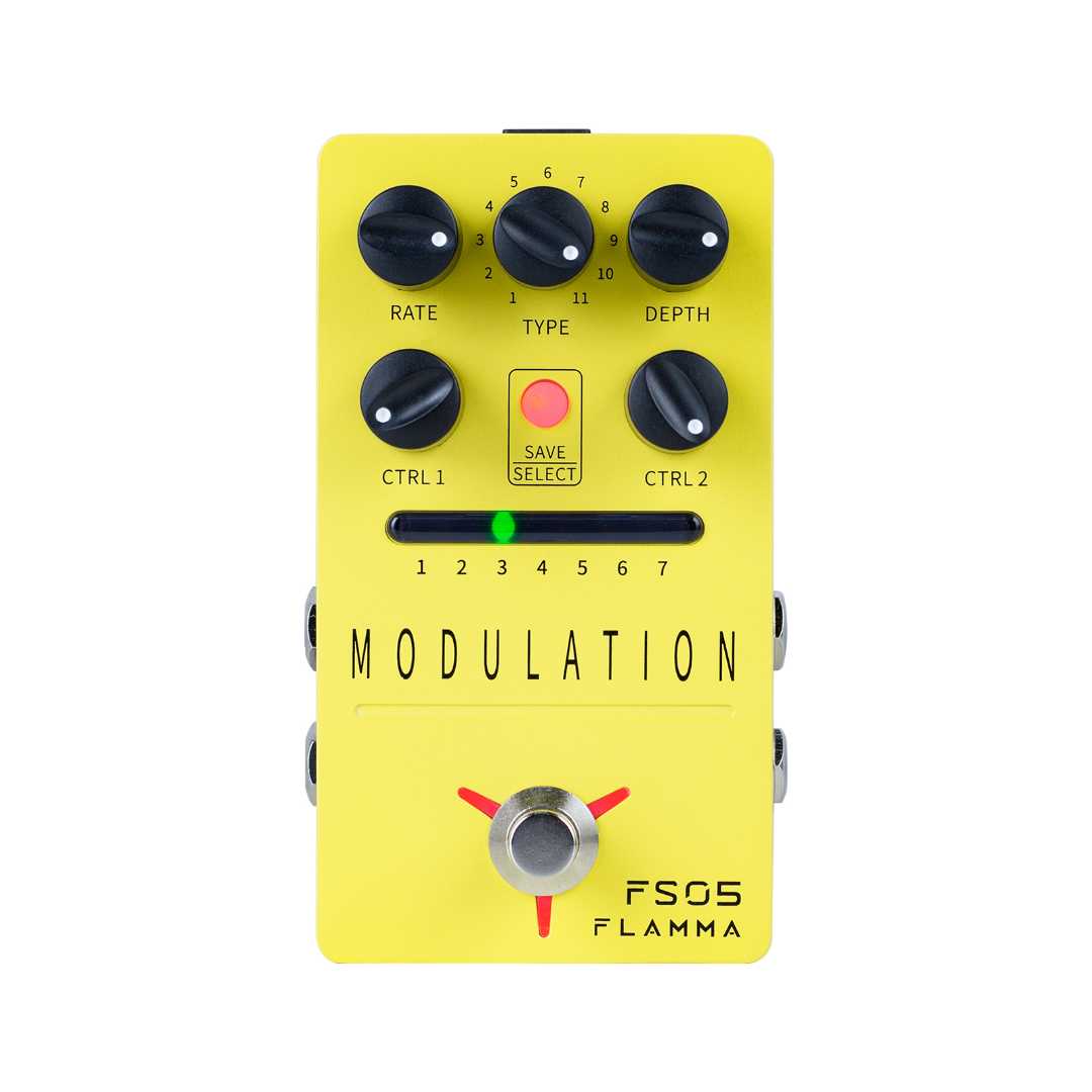 Flamma Innovation FS05 MODULATION Guitar Effects Pedal