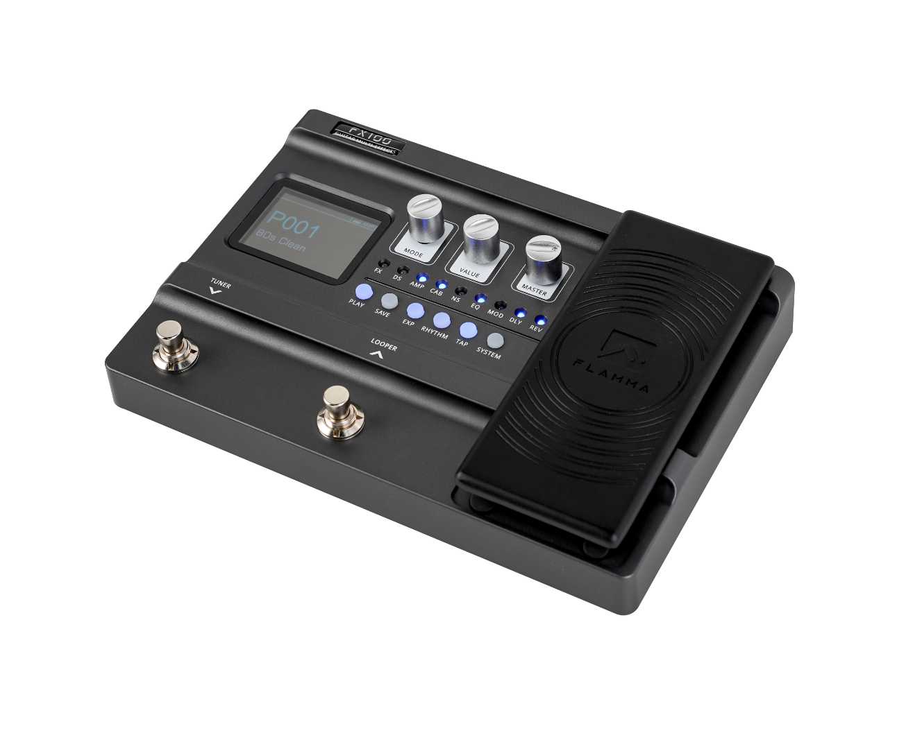 Flamma Innovation FX100 Portable Multi Effects Pedal