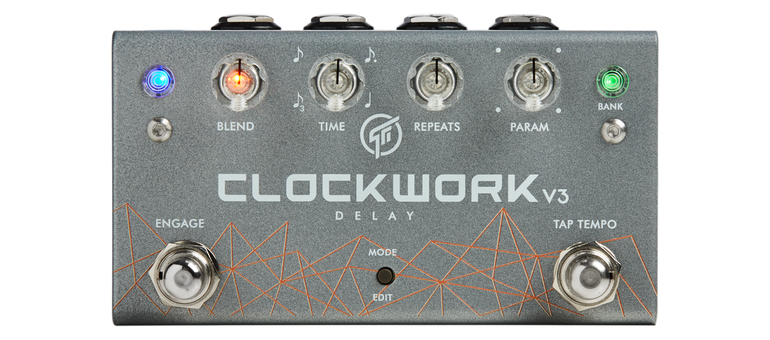 GFI System Clockwork Delay v3 Effects pedal
