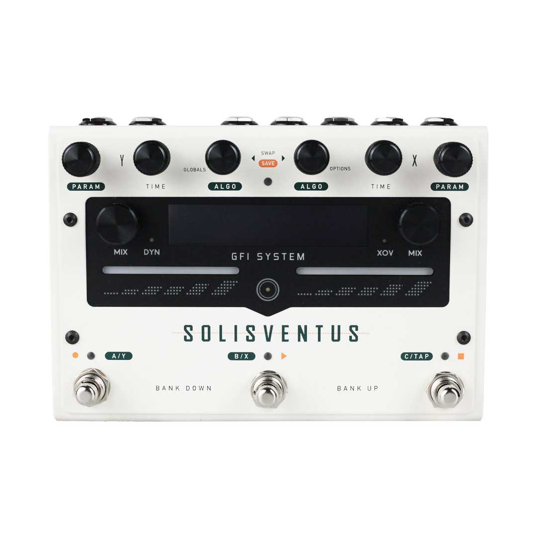 GFI System  Solis Ventus Stereo Dual Engine Delay and Reverb Guitar Effects Pedal