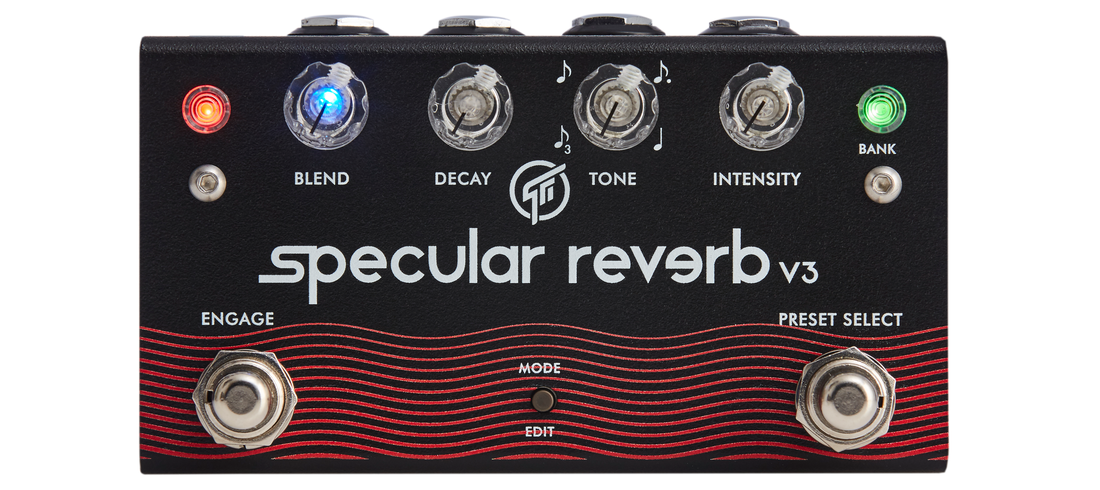 GFI System Specular Reverb v3 Reverb and Delay Effects Pedal