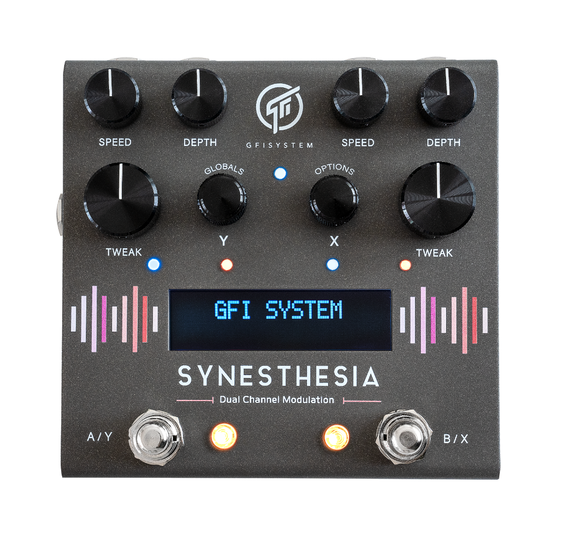 GFI System Synesthesia Dual Channel Guitar Effects Modulation Pedal