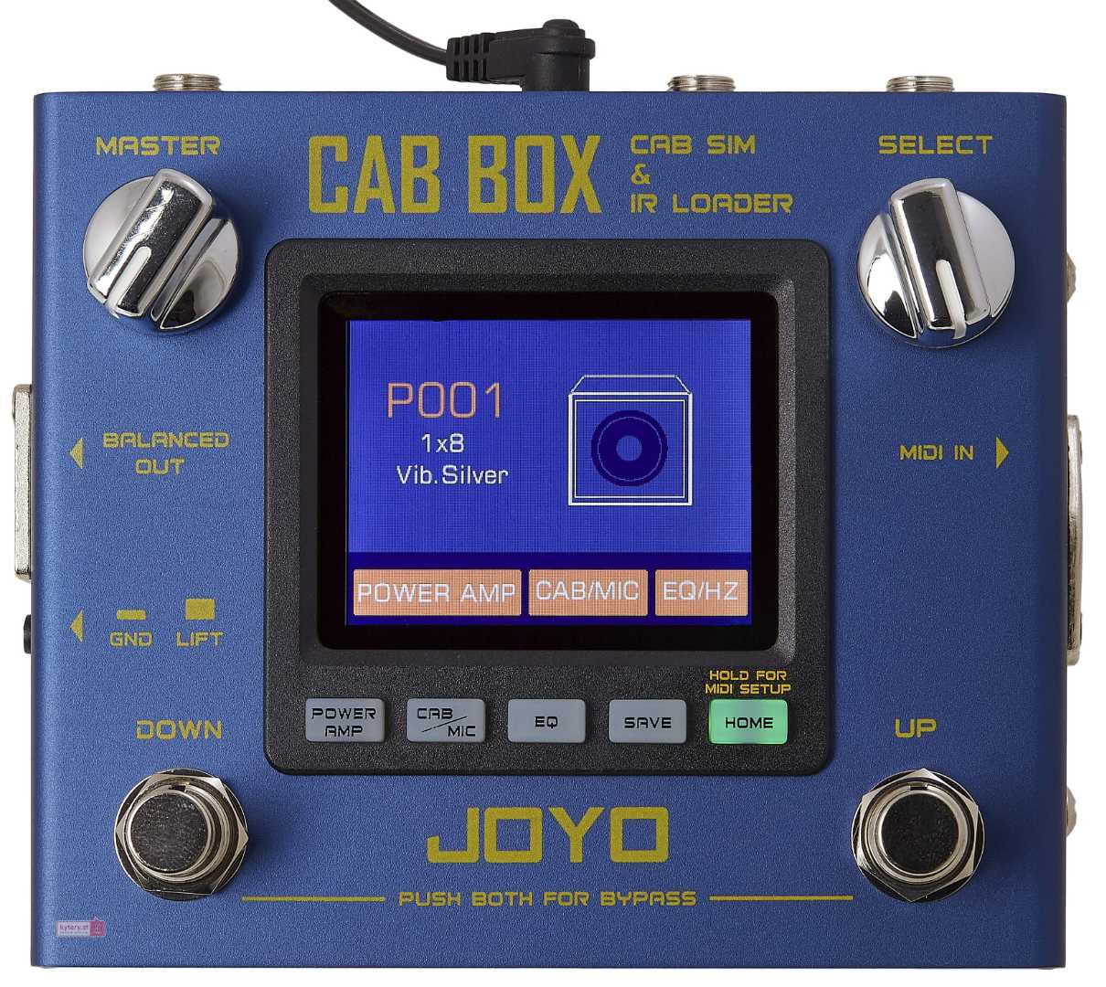 Joyo R-08 CAB BOX Guitar Cabinet Modelling Pedal