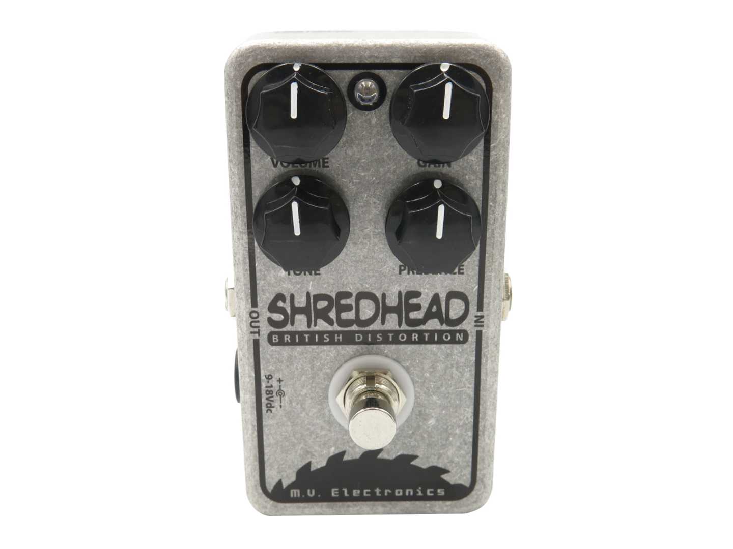 M.V. Electronics Shredhead Distortion Guitar Pedal