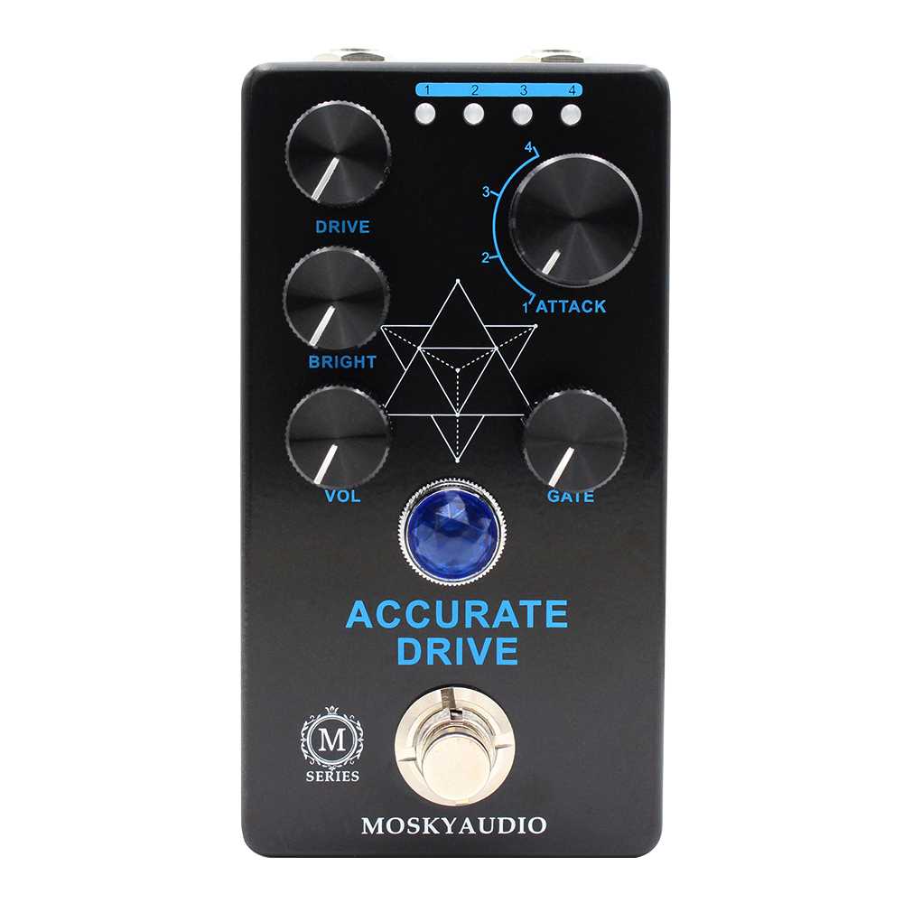 Mosky Audio Accurate Drive M-series Overdrive and Noise Gate Guitar Effect Pedal