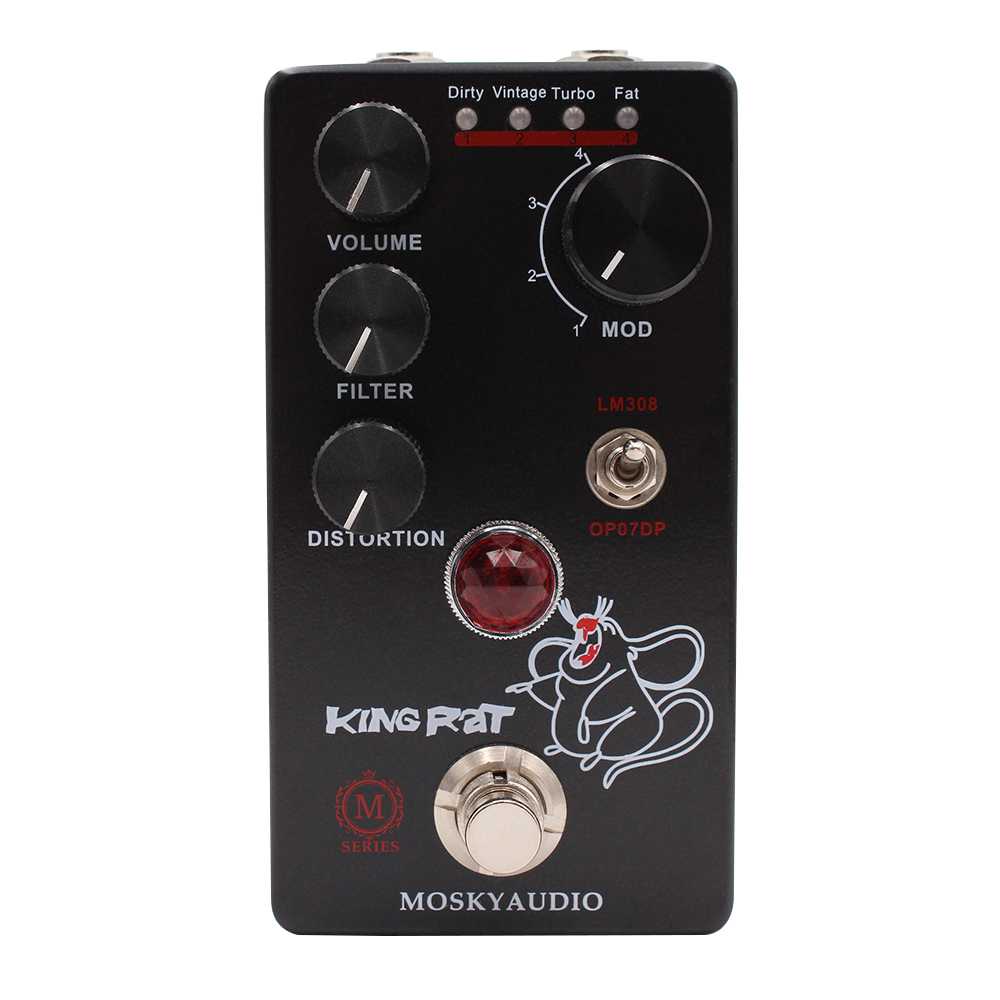 Mosky Audio King Rat M-series Fuzz Guitar Effect Pedal