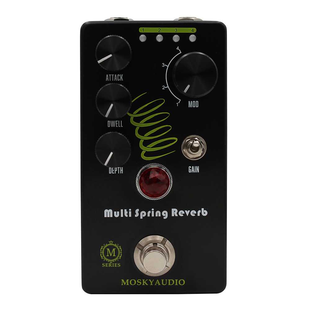 Mosky Audio Multi Spring Reverb M-series Guitar Effect Pedal
