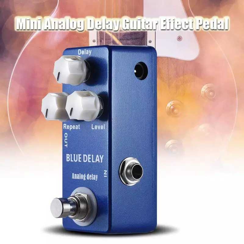 Mosky Blue Delay Guitar Effects Pedal