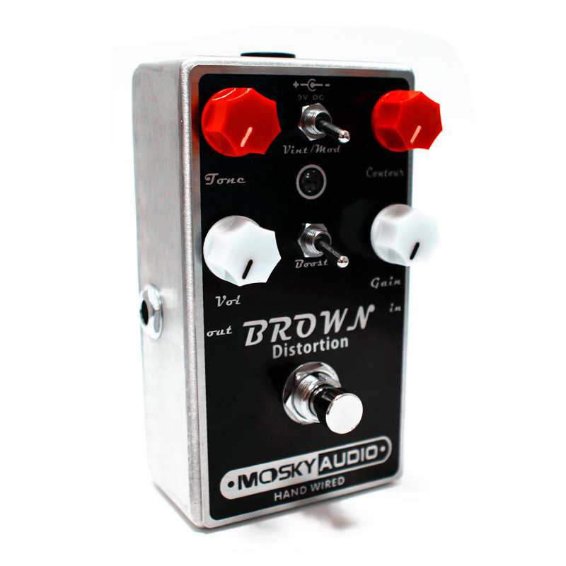 Mosky Brown Distortion Guitar Effects Pedal