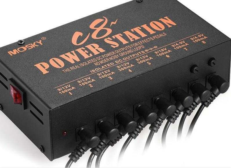 Mosky C8 Pedal Power Supply
