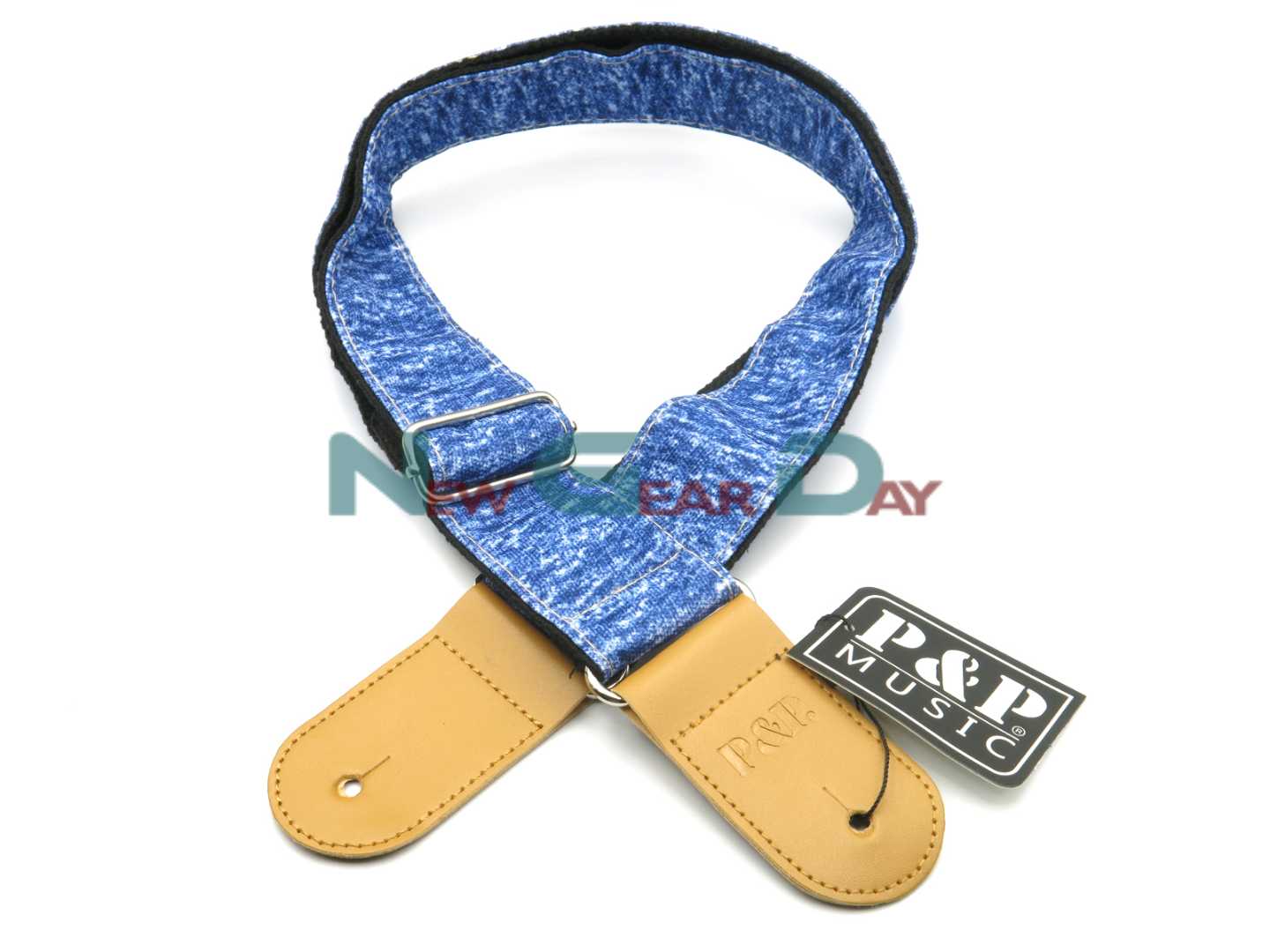P&P S1677-A Blue Guitar Strap