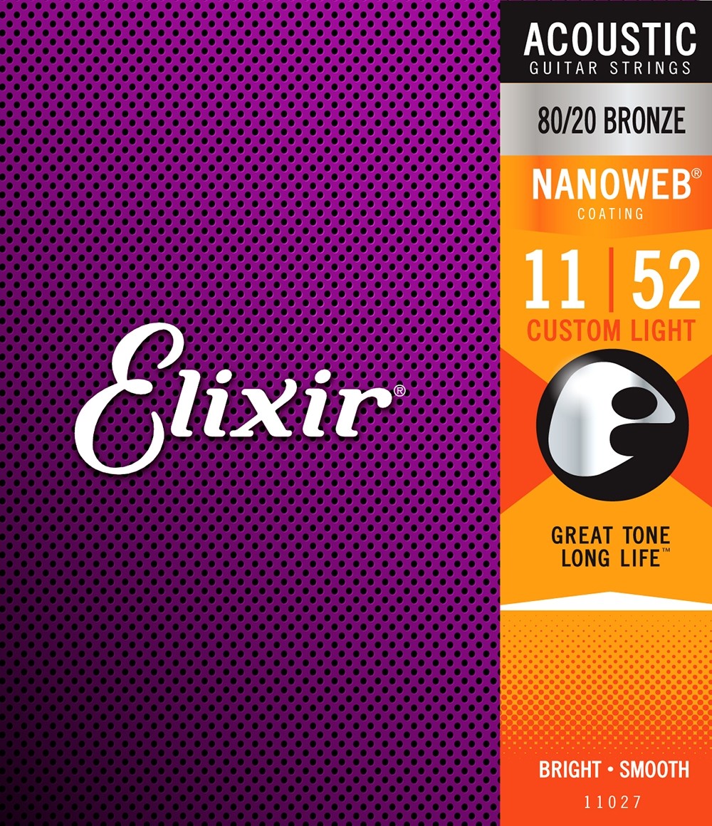Elixir 11027 Nanoweb 80/20 (11-52) FREE SHIPPING