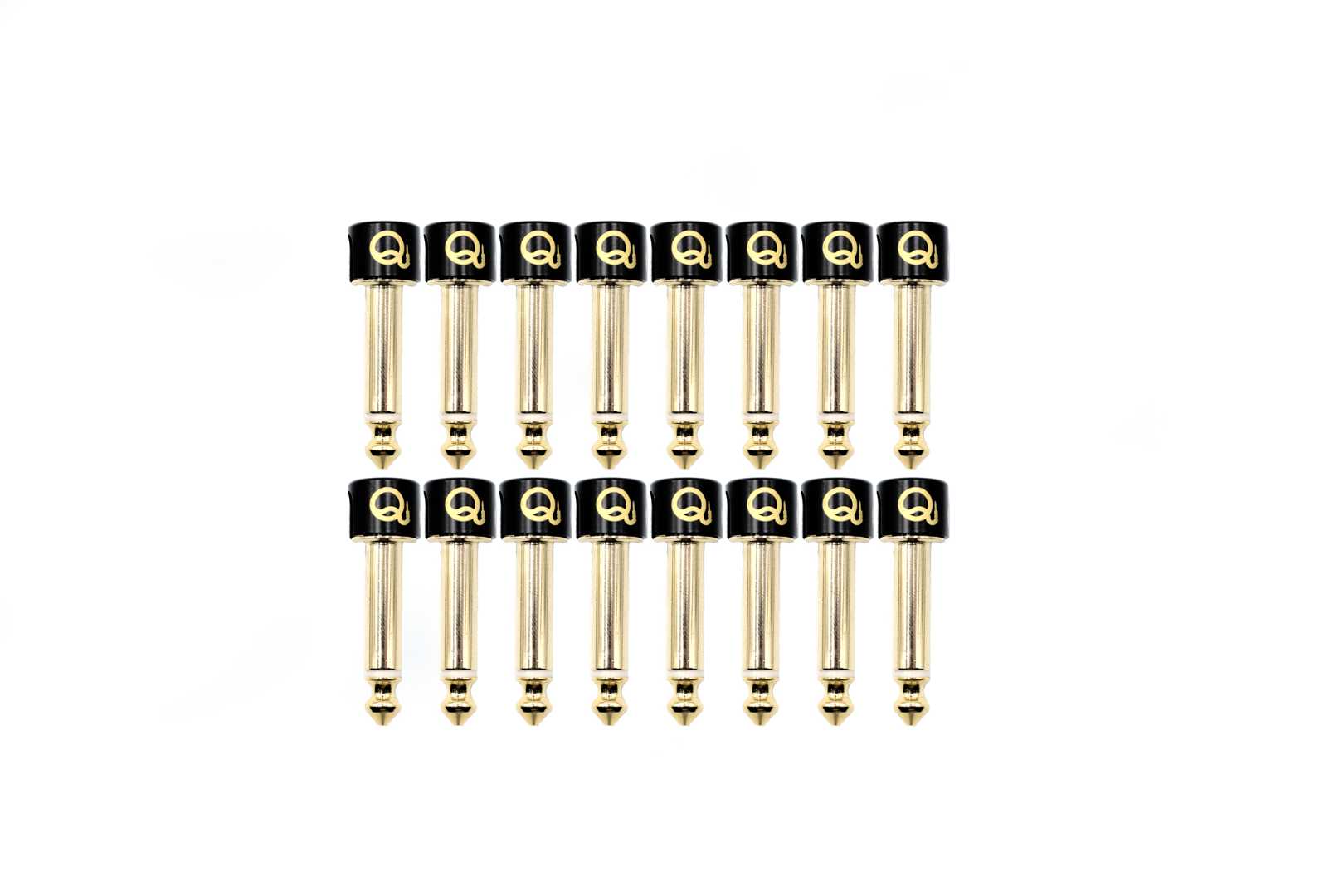 Qable Solderless Gold Plated Straight/Angled Plugs