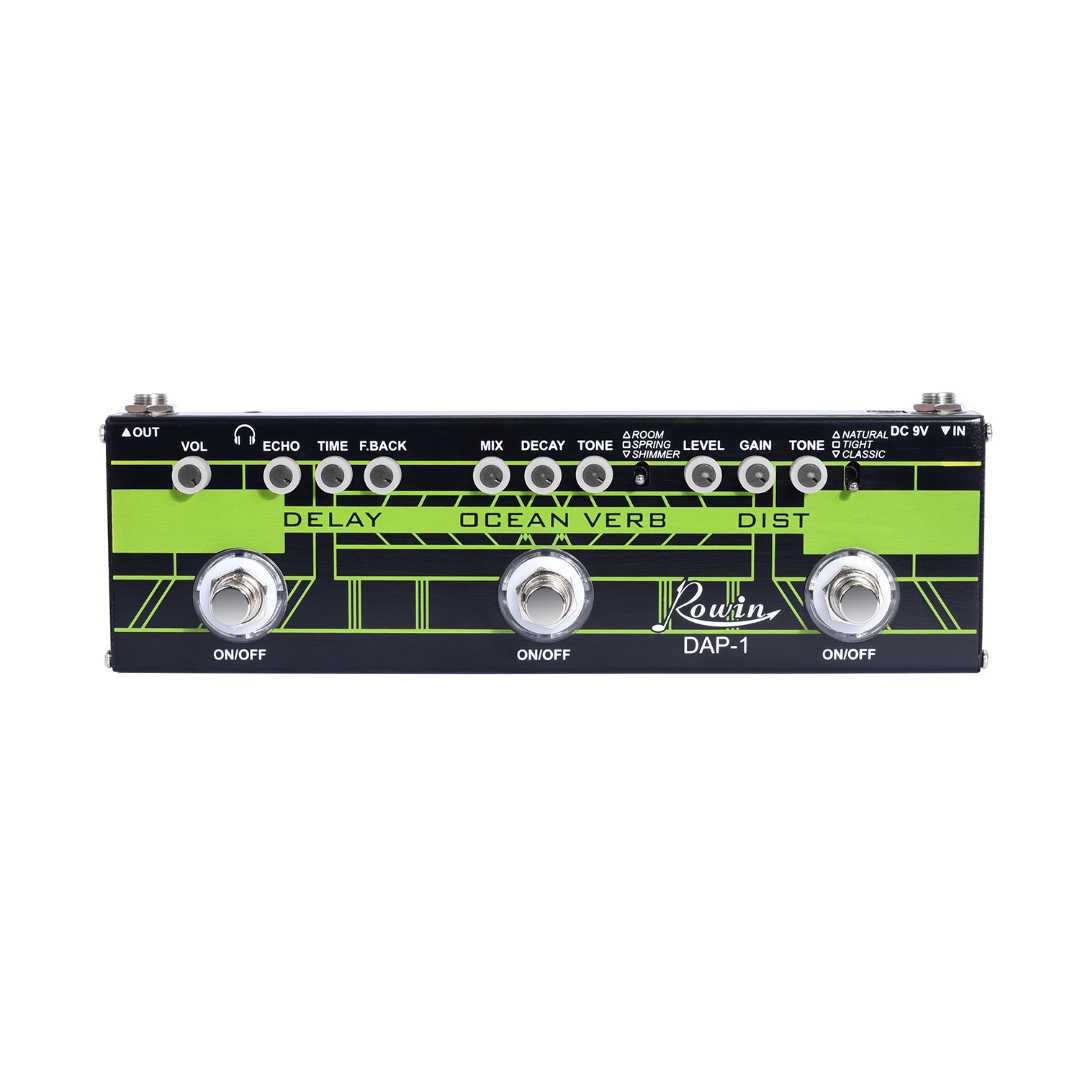 Rowin DAP-1 Guitar 3 in 1 Multi Effects Pedal