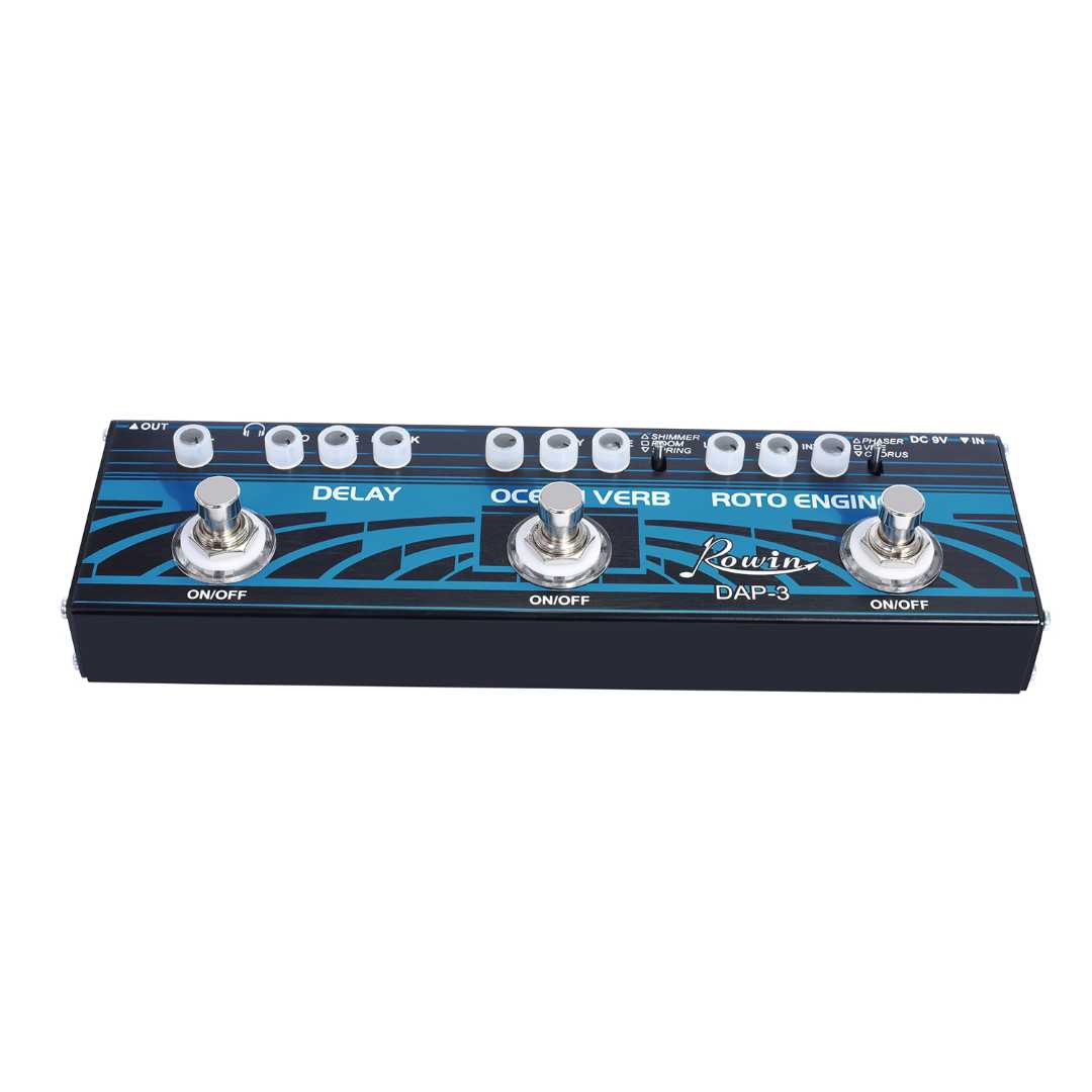 Rowin DAP-3 Guitar 3 in 1 Multi Effects Pedal