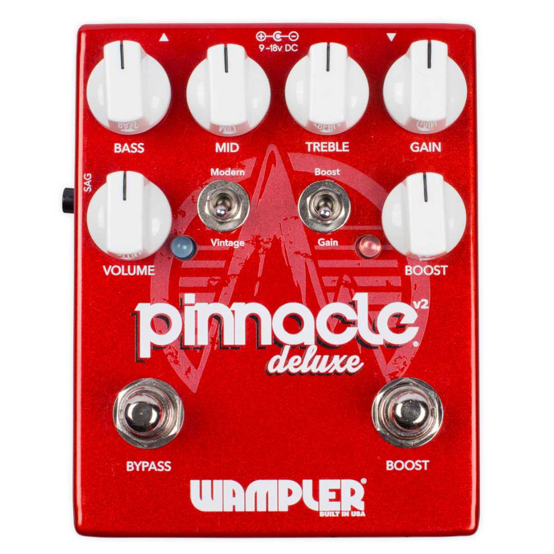Wampler Pinnacle Deluxe v2 with Boost Distortion Effects Pedal