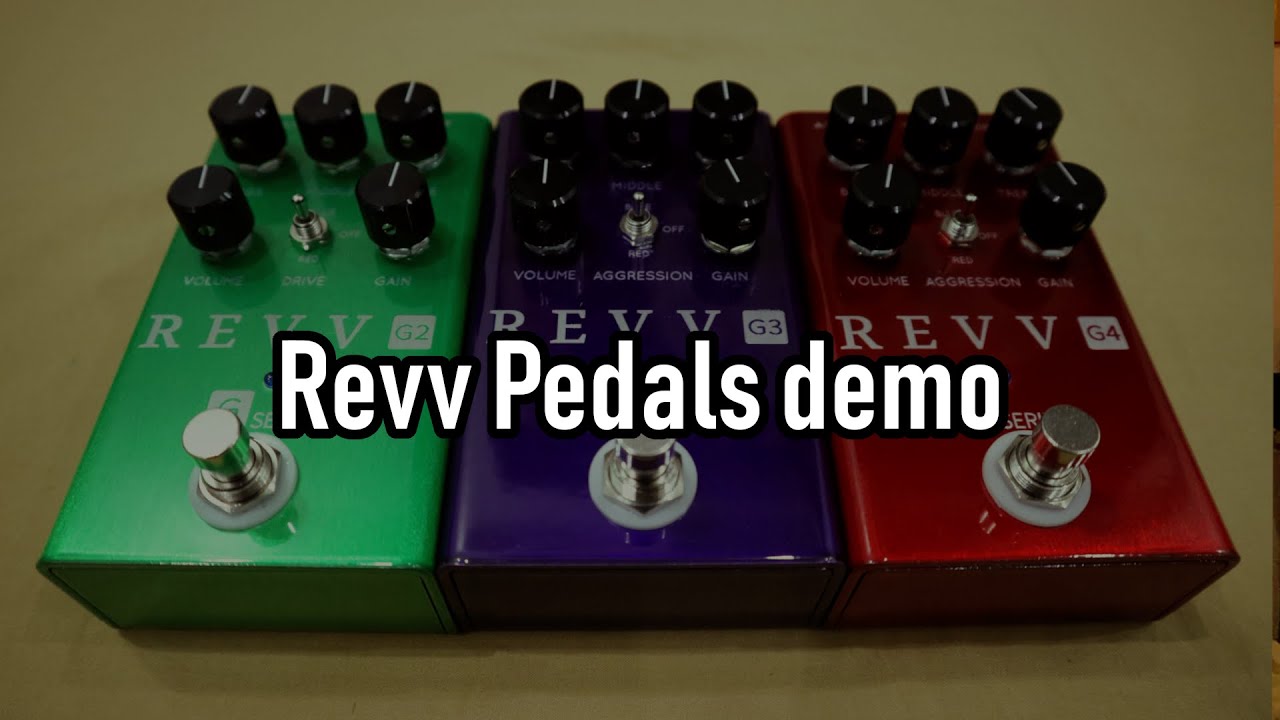 Fidel De Jesus - Revv pedals demo