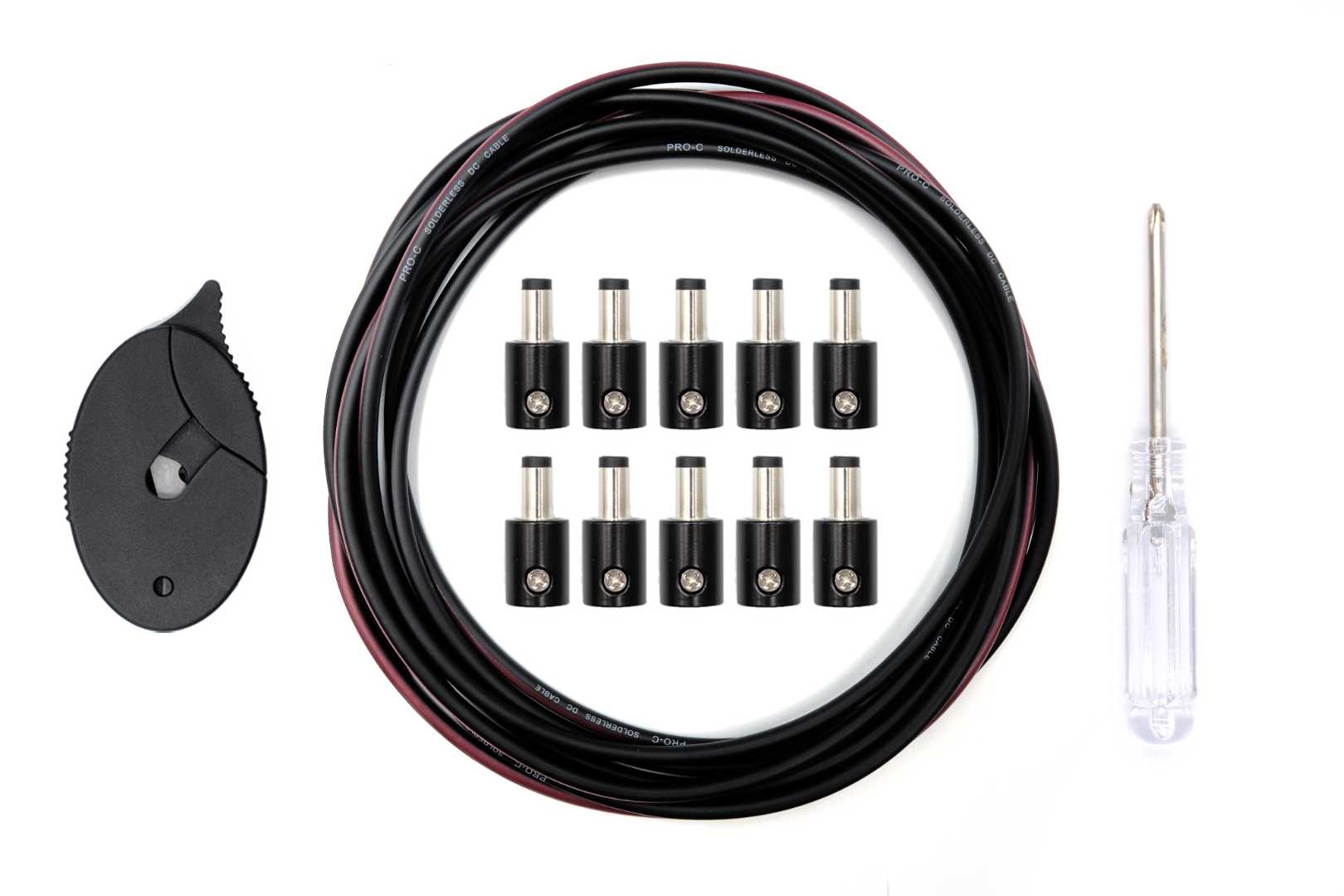 DC Solderless Wire Kit -  Power Connector Solutions - 10 kit