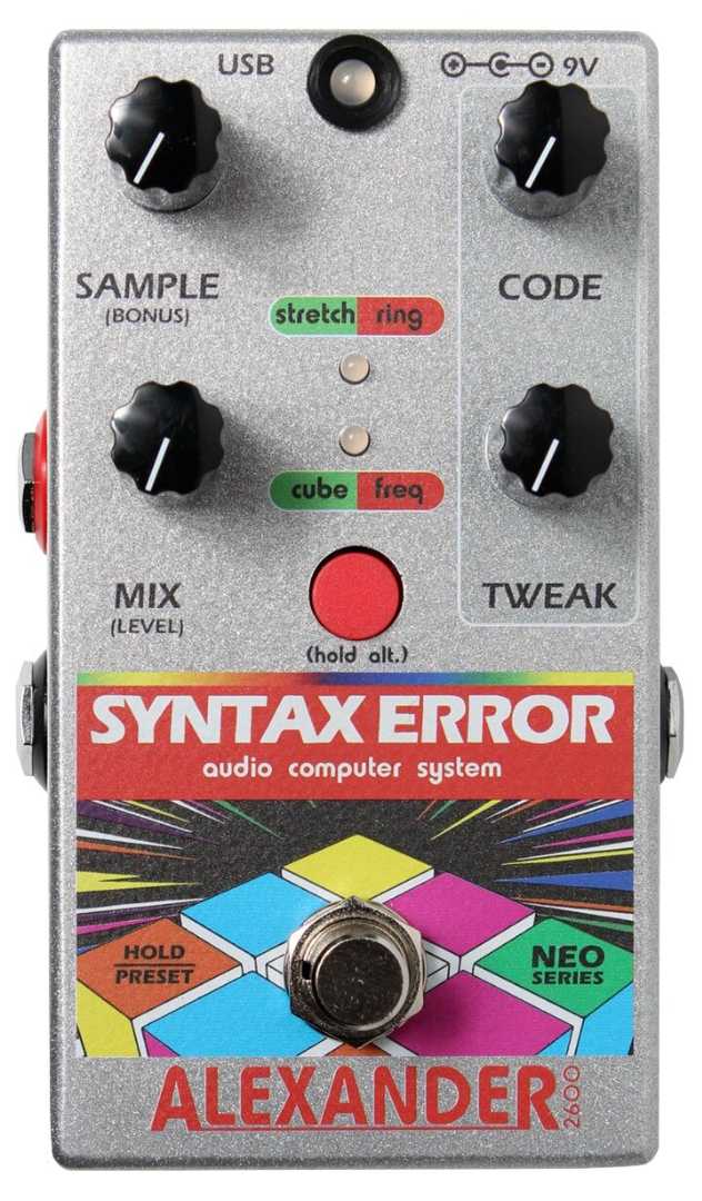 Alexander Pedals Syntax Error Glitch Guitar Effects Pedal