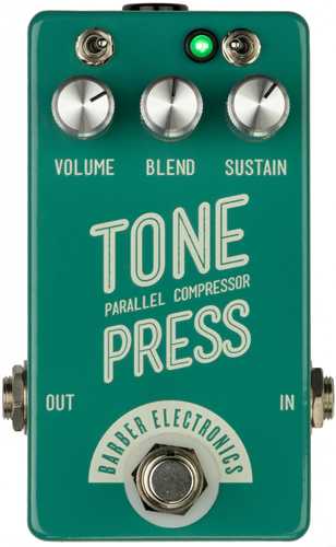 Barber Electronics Tone Press Compressor V2 in Mint Turquoise
