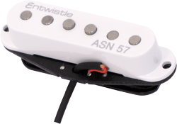 Entwistle ASN 57 Alnico 5 Rods Neck Single Coil Staggered Pole Noiseless Pickup for Electric Guitar