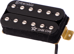 Entwistle Dark Star ND Neodymium Bar Neck Humbucker Nickel Pole Piece Pickup for Electric Guitar