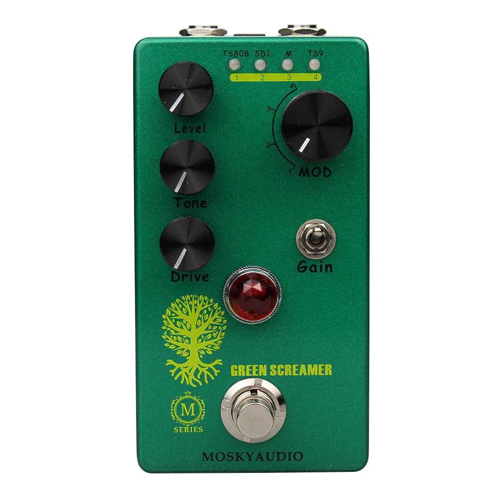Mosky Audio Green Screamer M-series Overdrive Guitar Effect Pedal