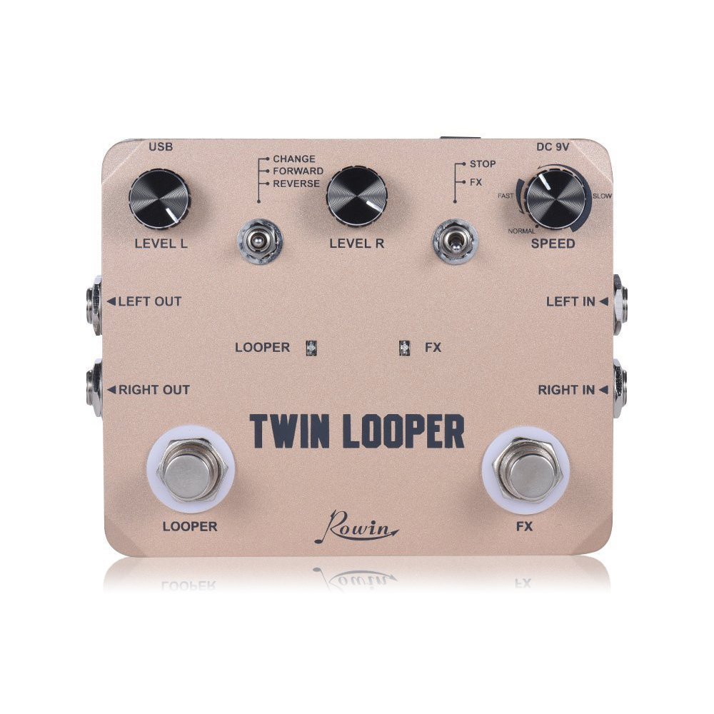 Rowin Twin Looper Guitar Effects Pedal