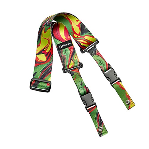 DiMarzio DD2241 Steve Vai ClipLock Quick Release Guitar Strap Green Universe