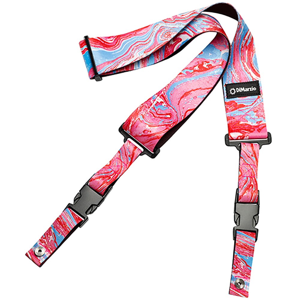 DiMarzio DD2244 Steve Vai ClipLock Quick Release Guitar Strap Blue Cherry Universe