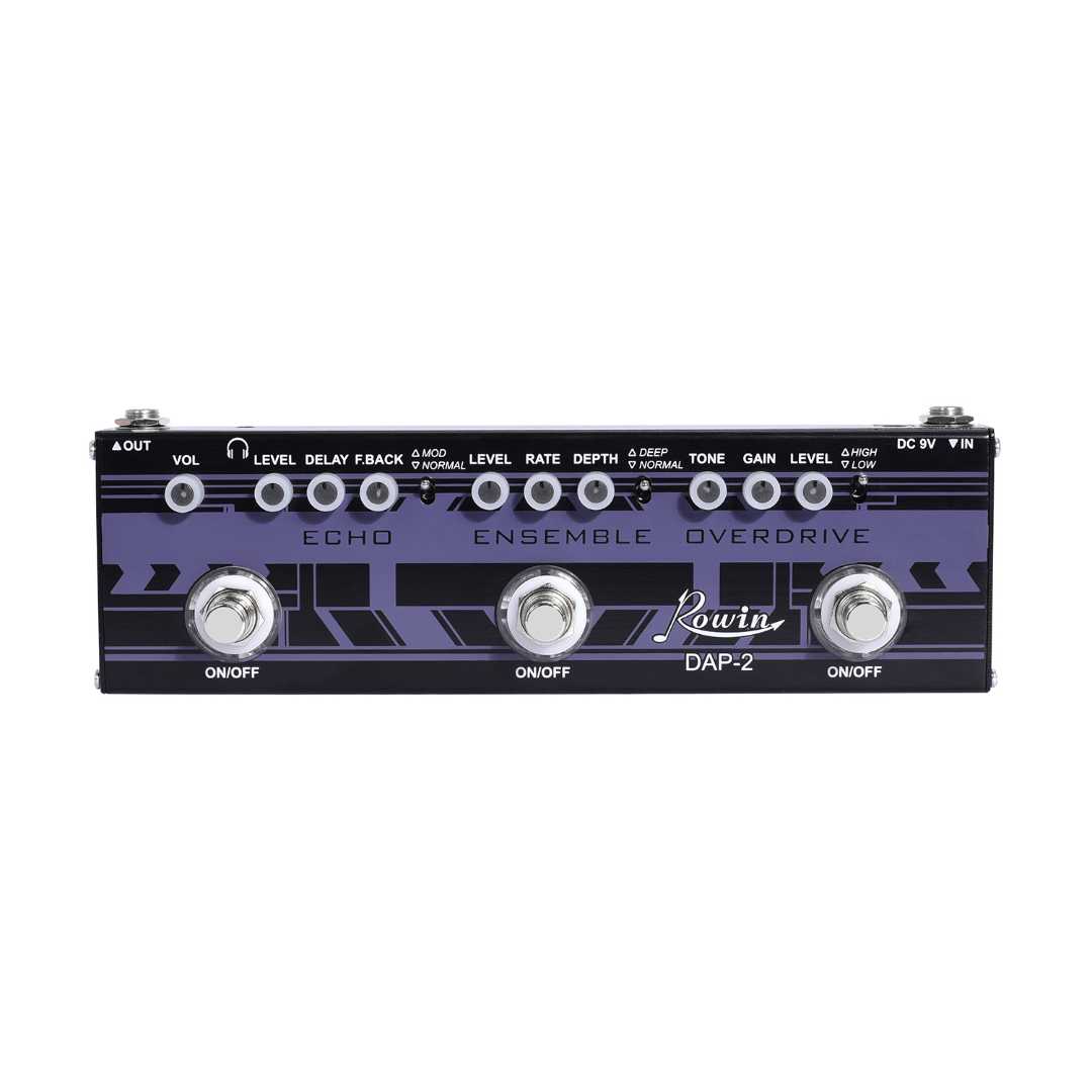 Rowin DAP-2 Guitar 3 in 1 Multi Effects Pedal